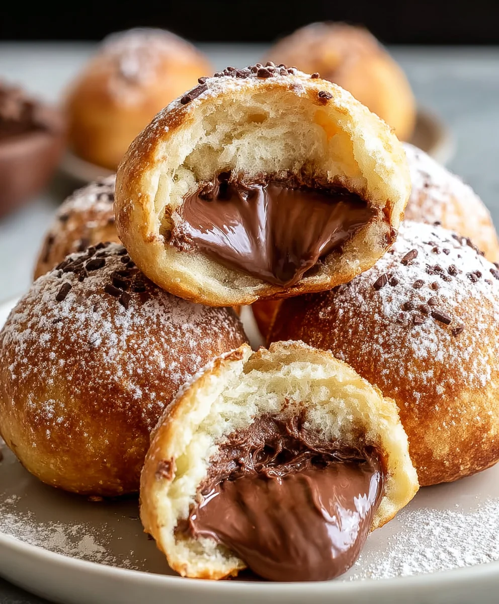 Air Fryer Nutella Bombs Easy Dessert Recipe