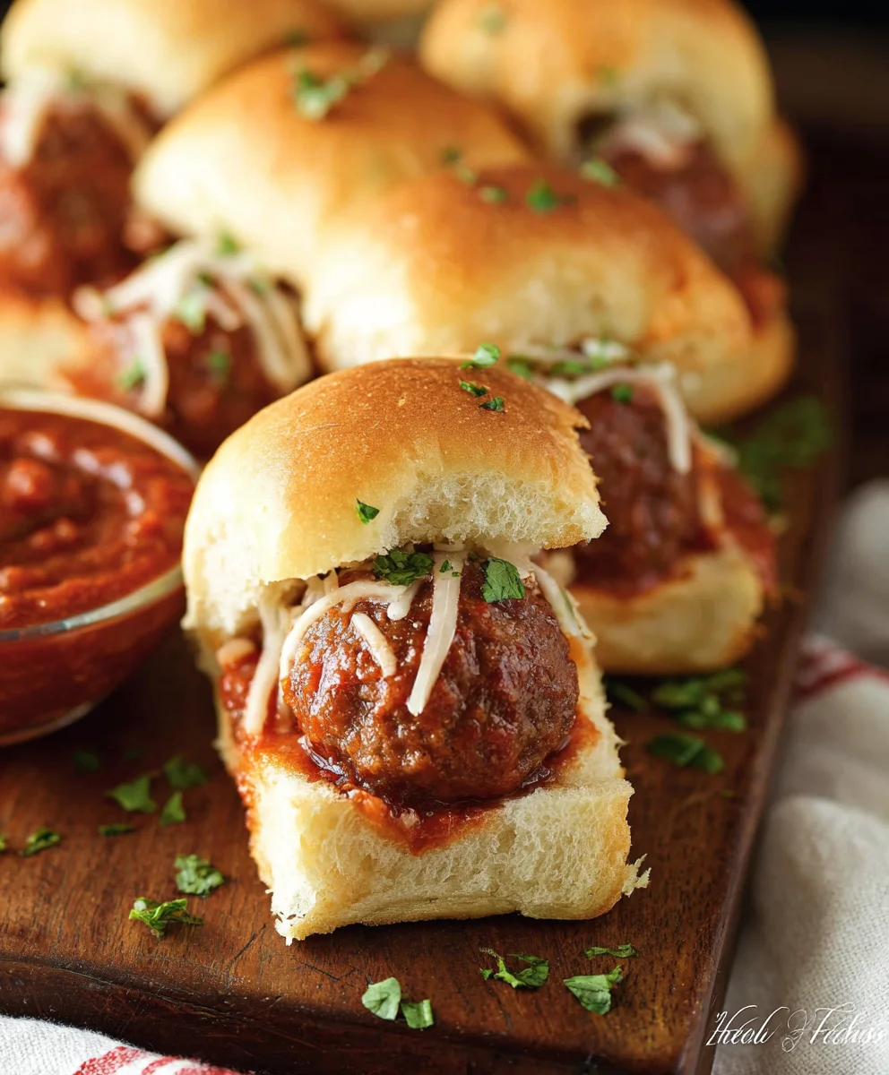 Easy Beef Meatball Sliders - Crowd Pleaser Recipe