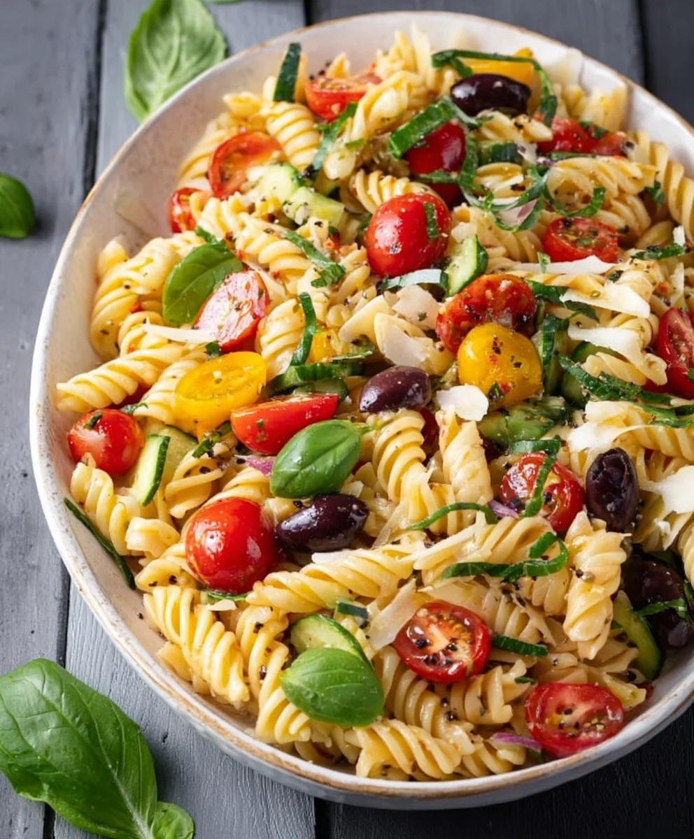 High-Protein Italian Pasta Salad- Lean & Delicious