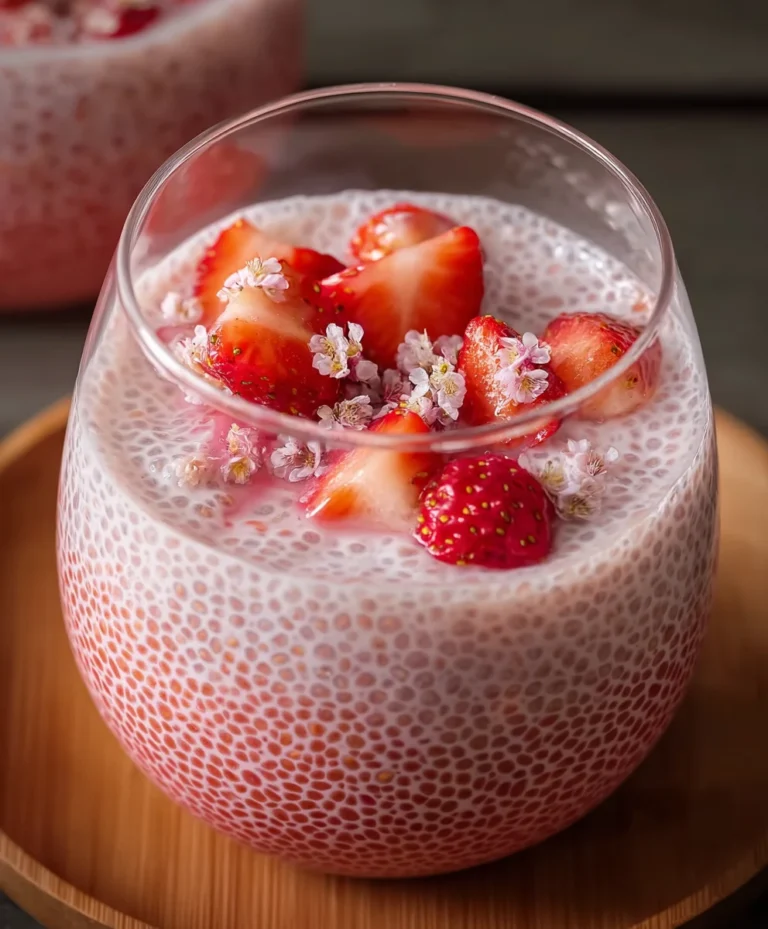Easy Strawberry Sago Dessert Recipe
