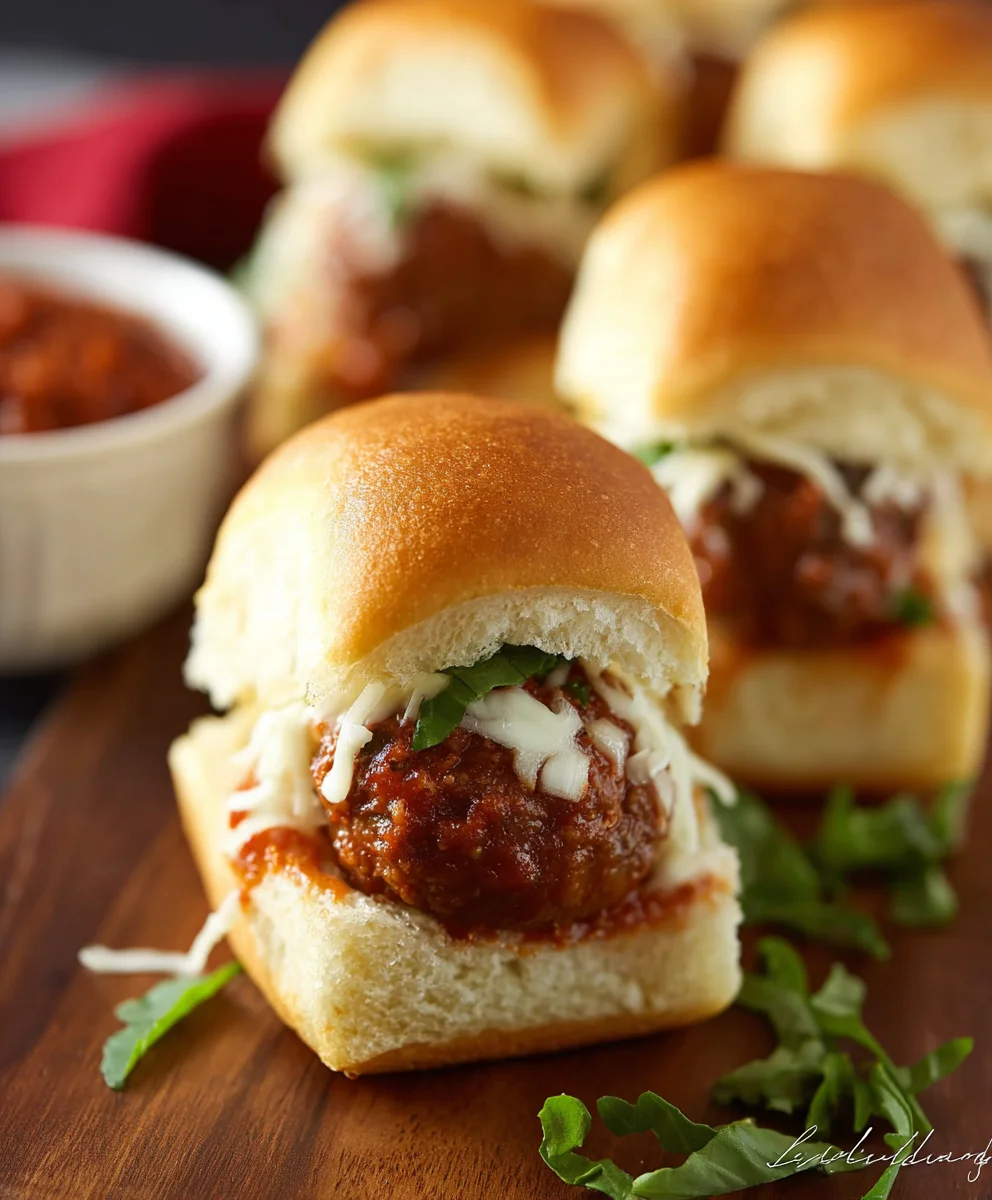 Easy Beef Meatball Sliders - Crowd Pleaser Recipe