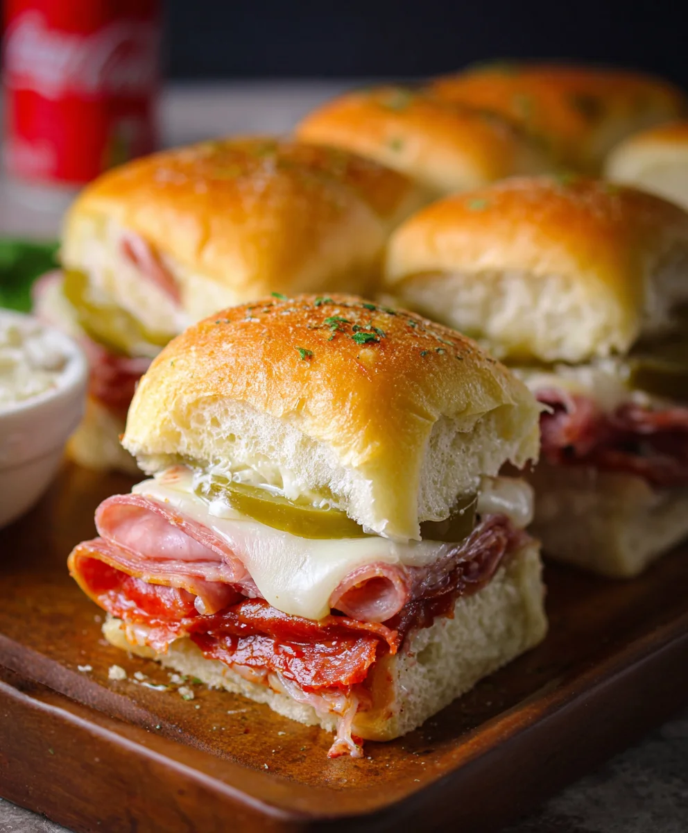 Juicy Hot Italian Beef Sub Sliders-Quick & Flavorful Bites