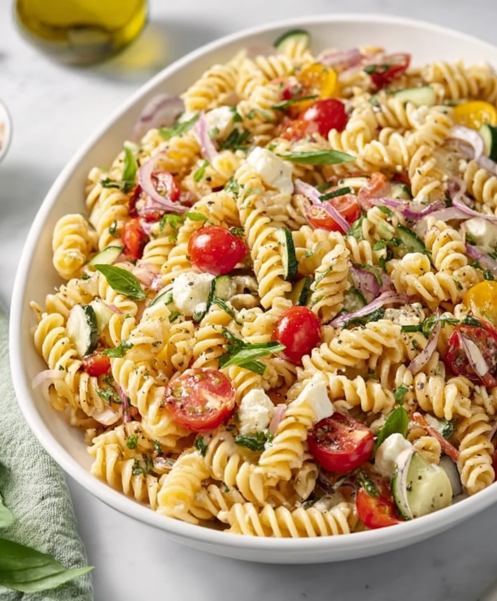 High-Protein Italian Pasta Salad- Lean & Delicious