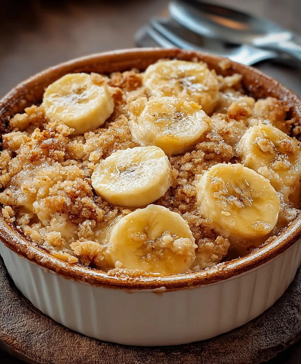 Southern Banana Cobbler Delight- Easy Dessert Recipe