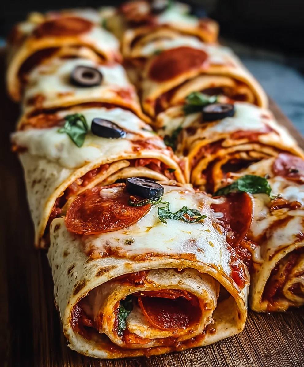 Easy Baked Pizza Wraps - Quick Family Dinner Recipe