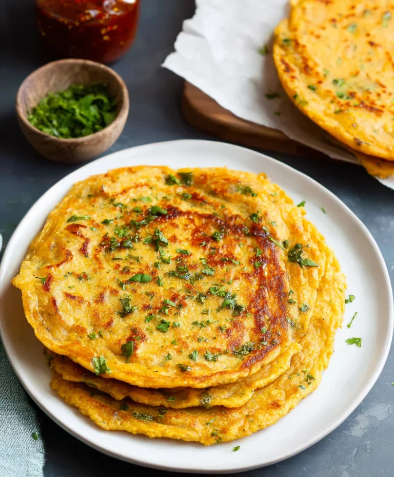 Masoor Dal Chilla – Easy Savory Red Lentil Pancakes
