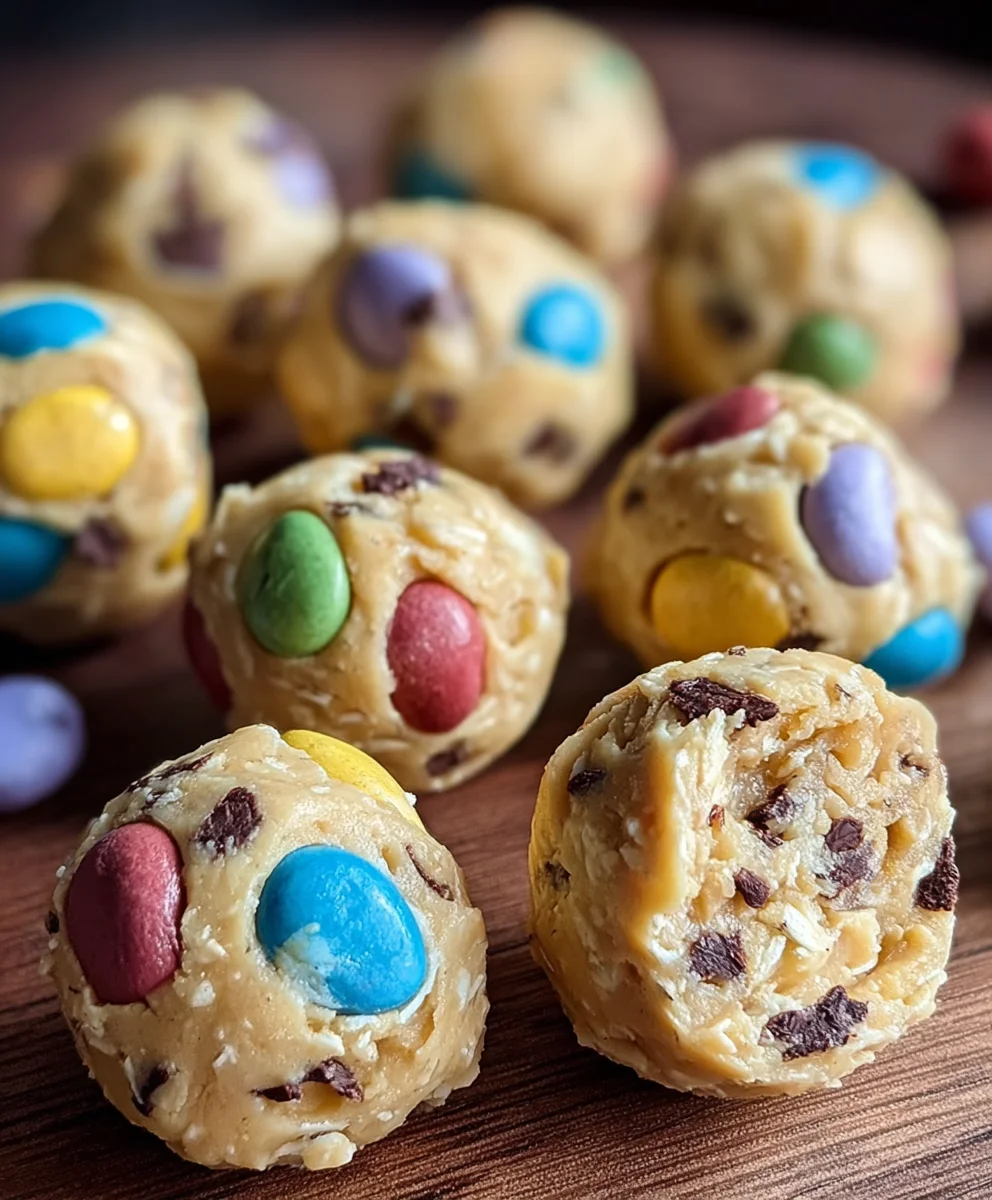 Easter Egg Cookie Dough Bites-No Bake Treat