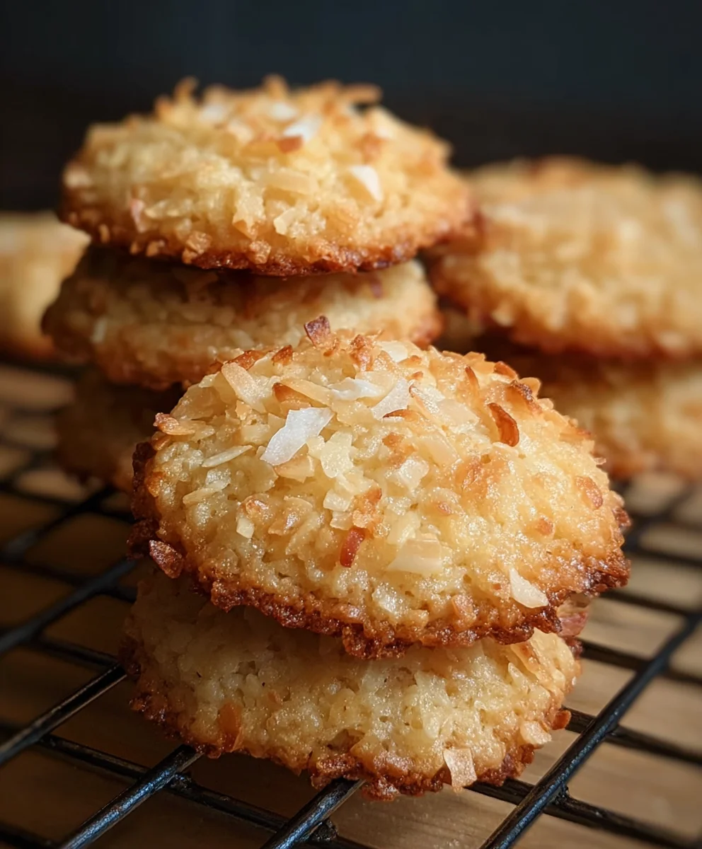 Chewy Coconut Cookies-Easy Homemade Recipe