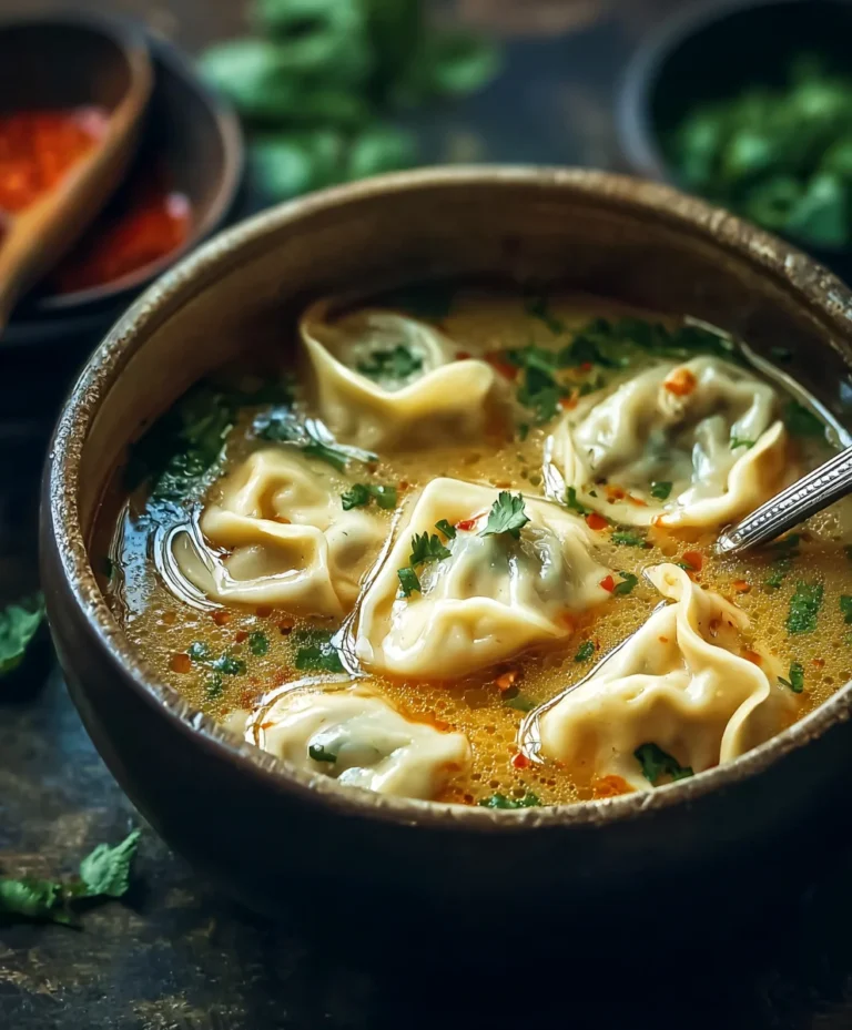 Cozy Beef Potsticker Soup – Easy Comfort Food Recipe