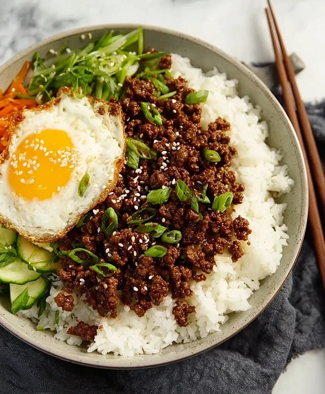 Korean Ground Beef Bowl (25-Minutes)