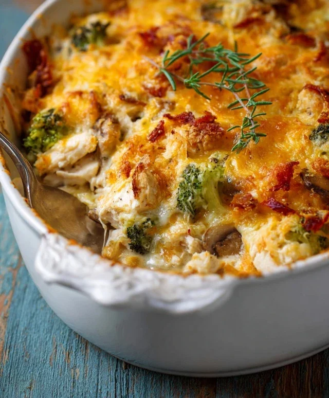 Easy Low Carb Chicken Casserole