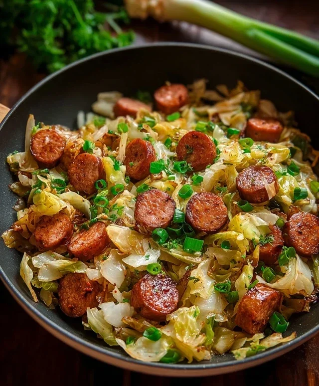Easy Sausage and Cabbage Stir Fry