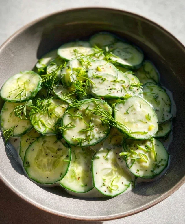 Polish Cucumber Salad
