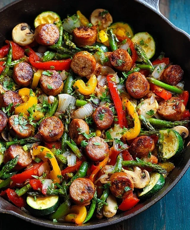Sausage and Veggies Skillet