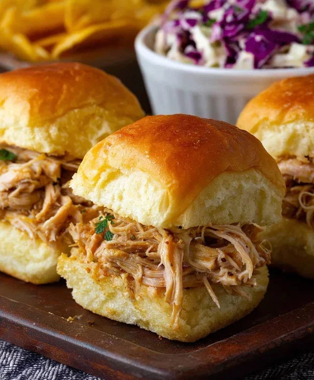 Crock Pot Mississippi Chicken Sliders