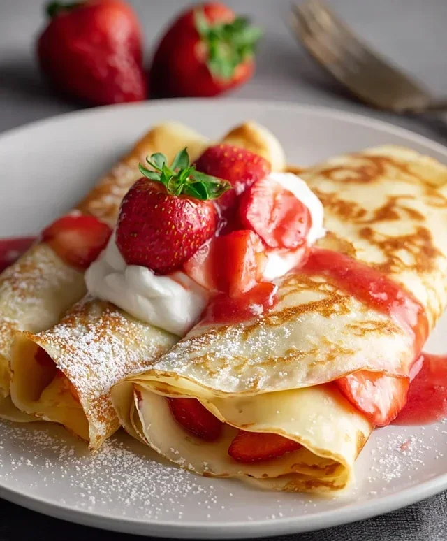 Strawberry Crepes