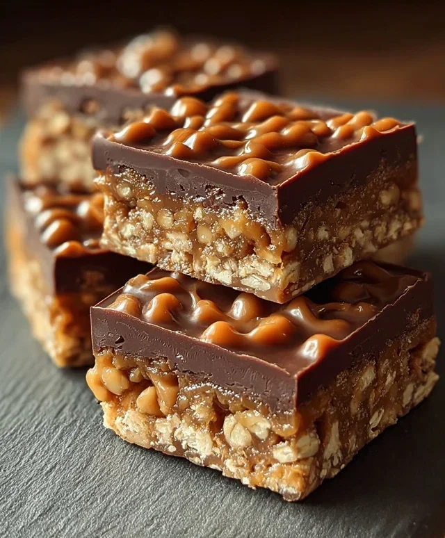 Caramel Fudge Crunch Bars