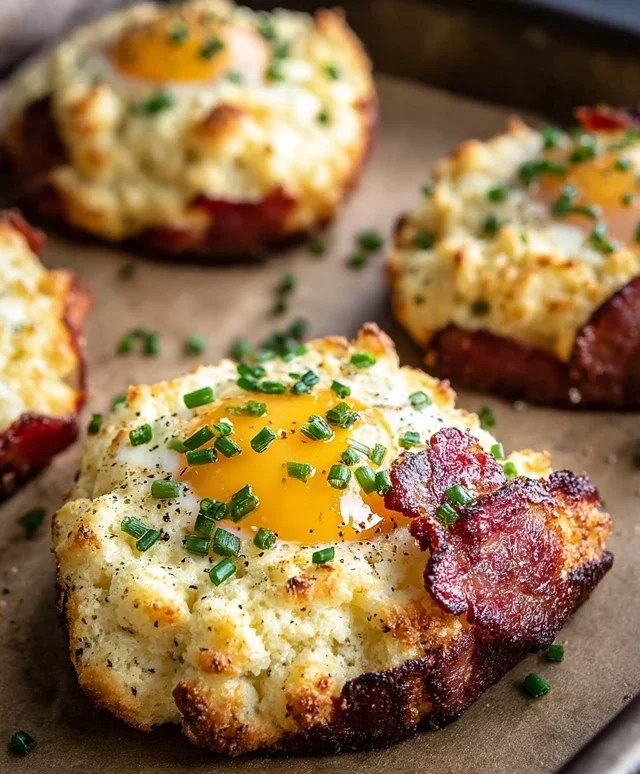 Beef Beef Bacon Parmesan & Chive Egg Clouds