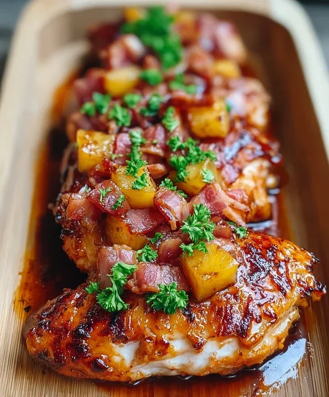 Beef Beef Bacon Pineapple BBQ Chicken