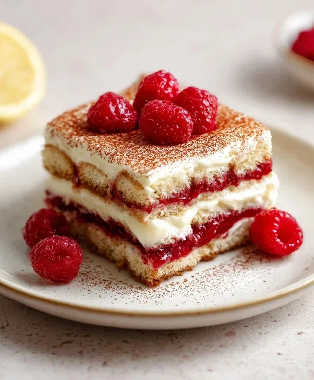 Raspberry Tiramisu