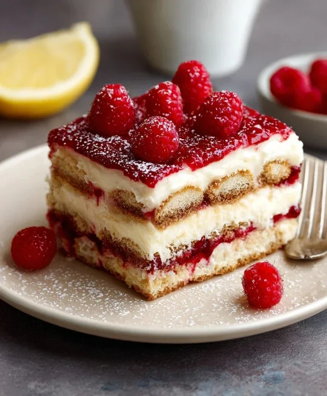 Raspberry Tiramisu