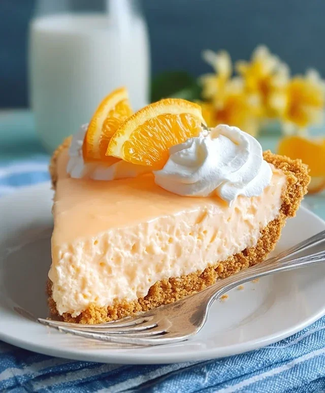 Jello Creamsicle Pie