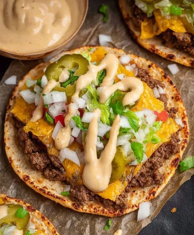 Smash Burger Tacos