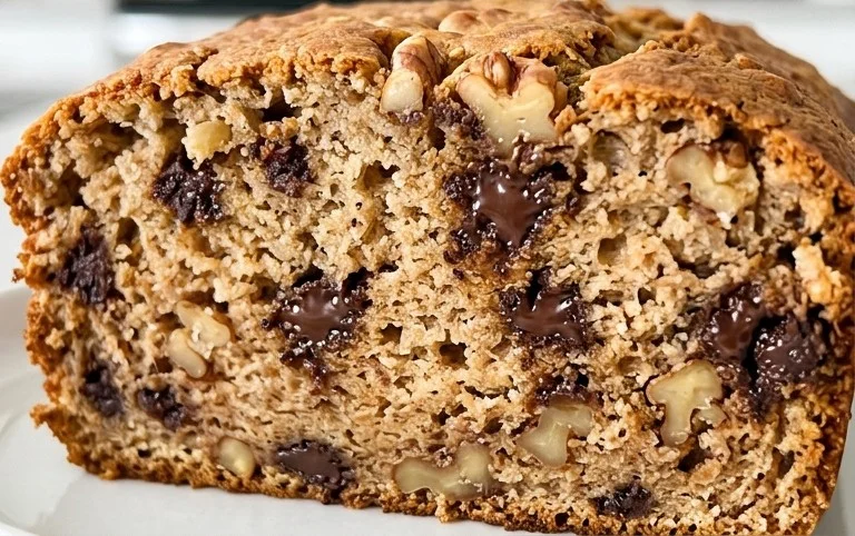 Healthy 5-Ingredient Flourless Banana Bread