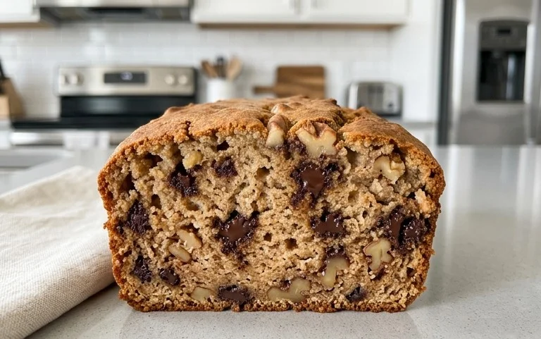 Healthy 5-Ingredient Flourless Banana Bread