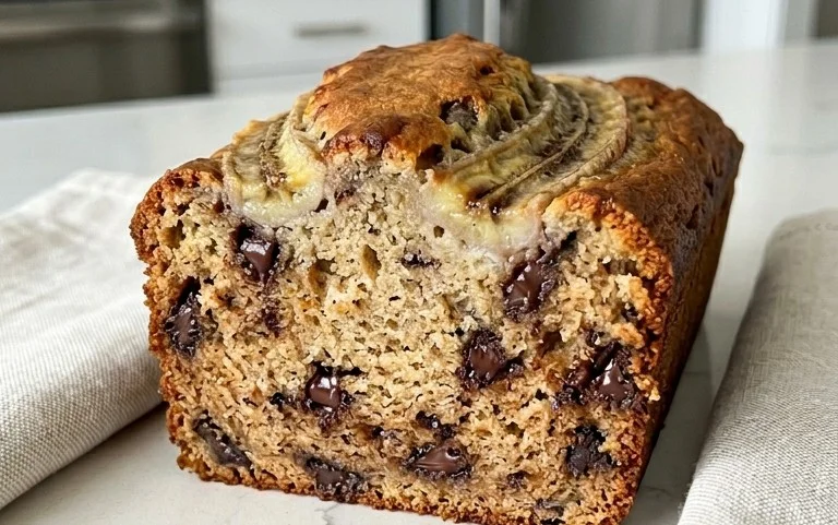 Easy Chocolate Chip Banana Bread