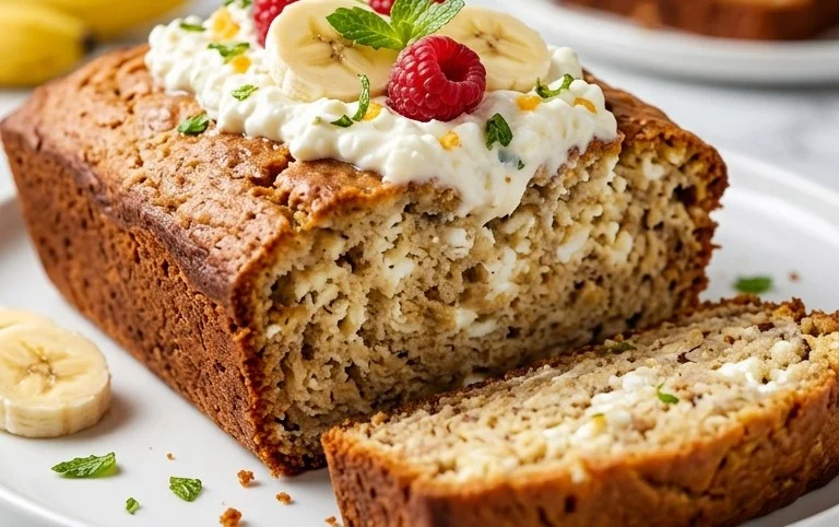 Cottage Cheese Banana Bread