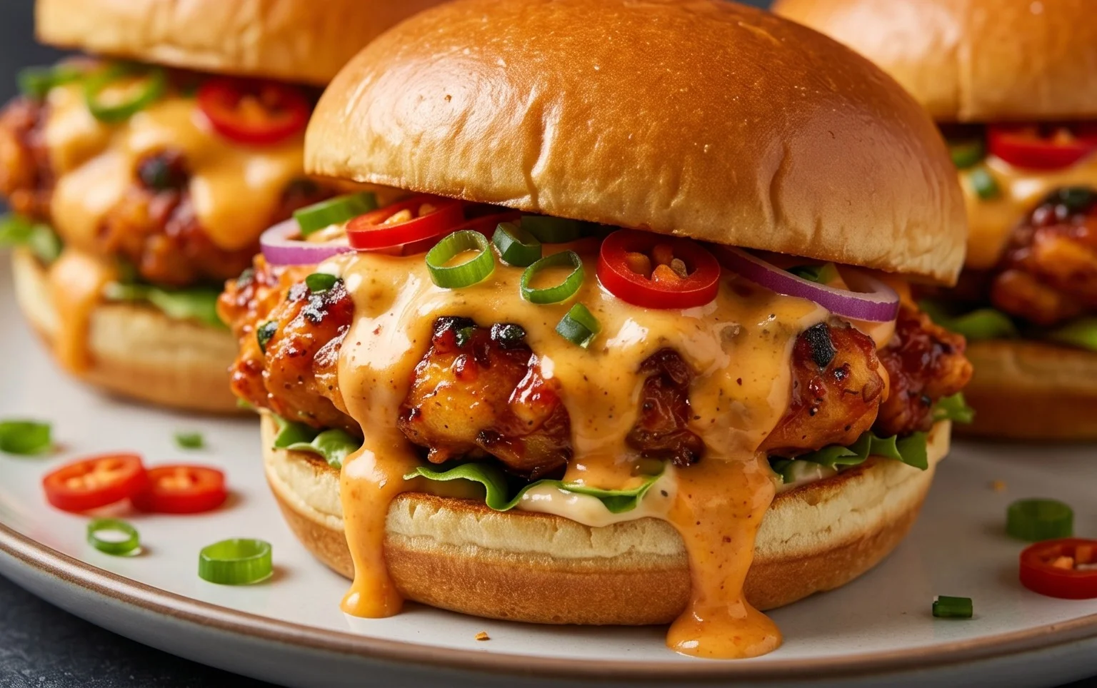 Cheesy Dynamite Chicken Buns