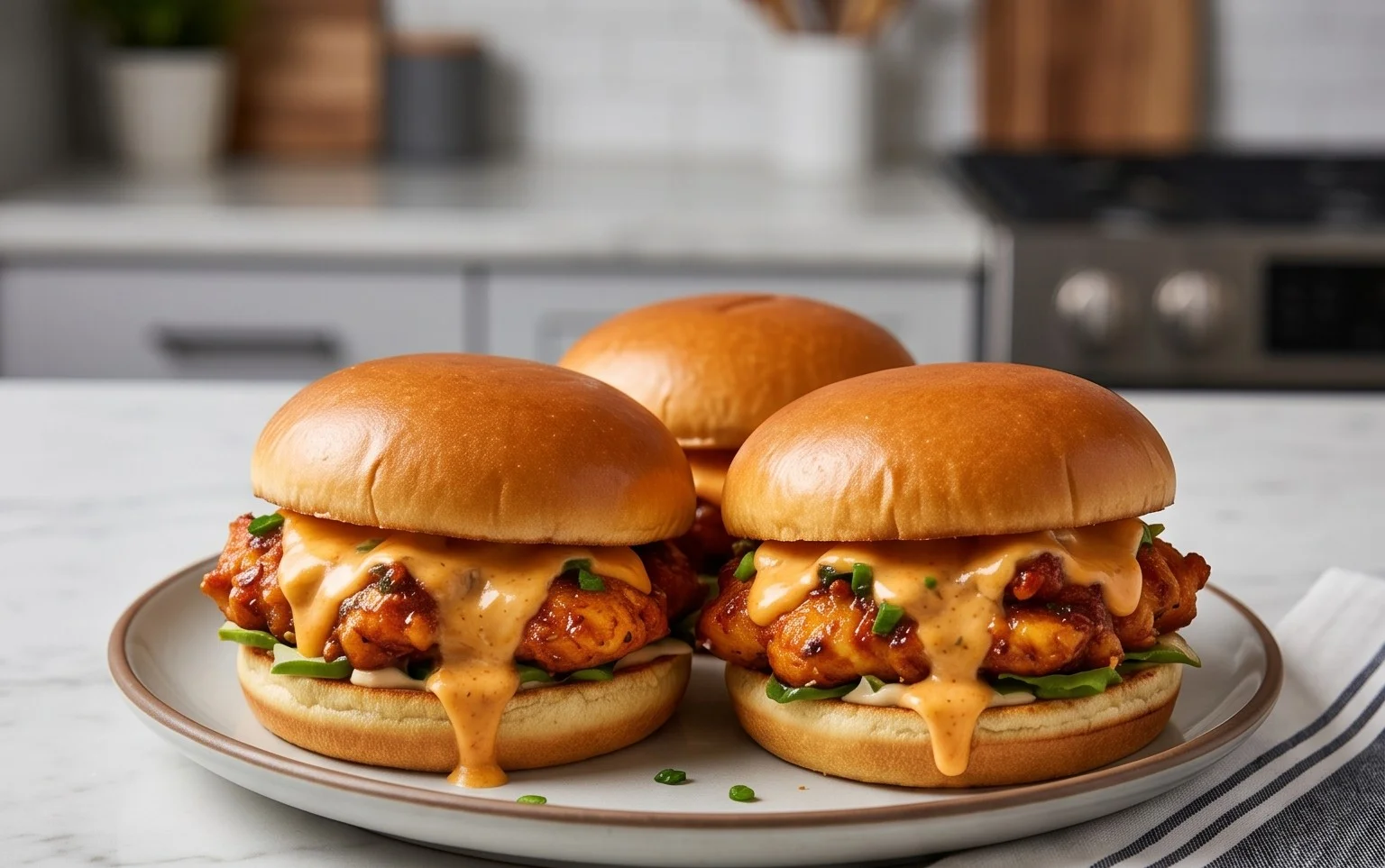 Cheesy Dynamite Chicken Buns