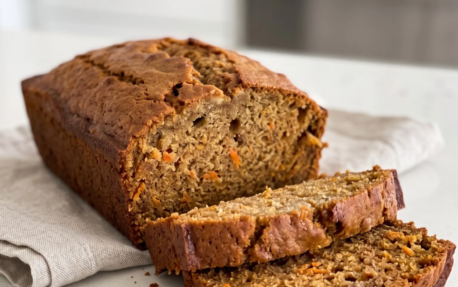 Dairy Free Carrot Cake Banana Bread