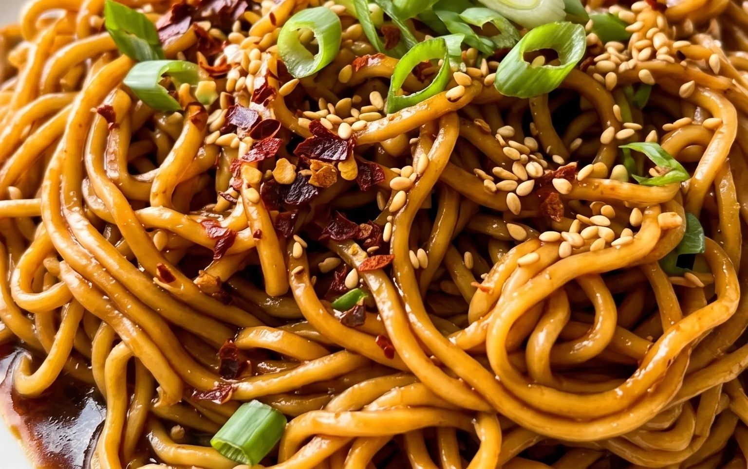 Easy Saucy Ramen Noodles