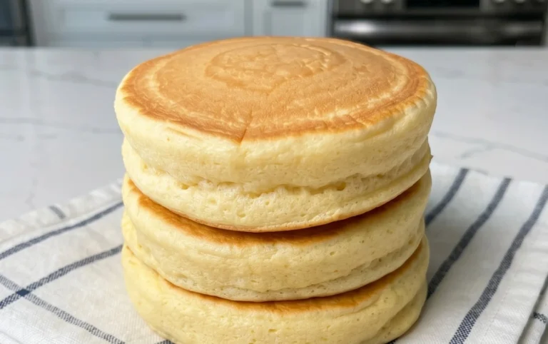Fluffy Japanese Soufflé Pancakes