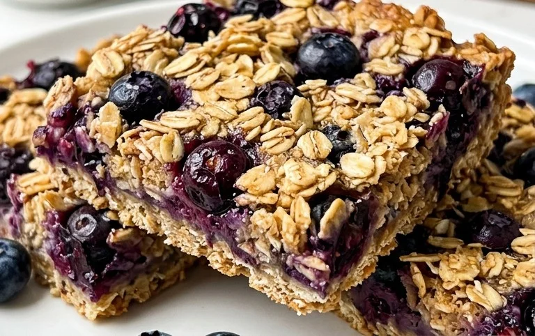 Blueberry Oatmeal Bars