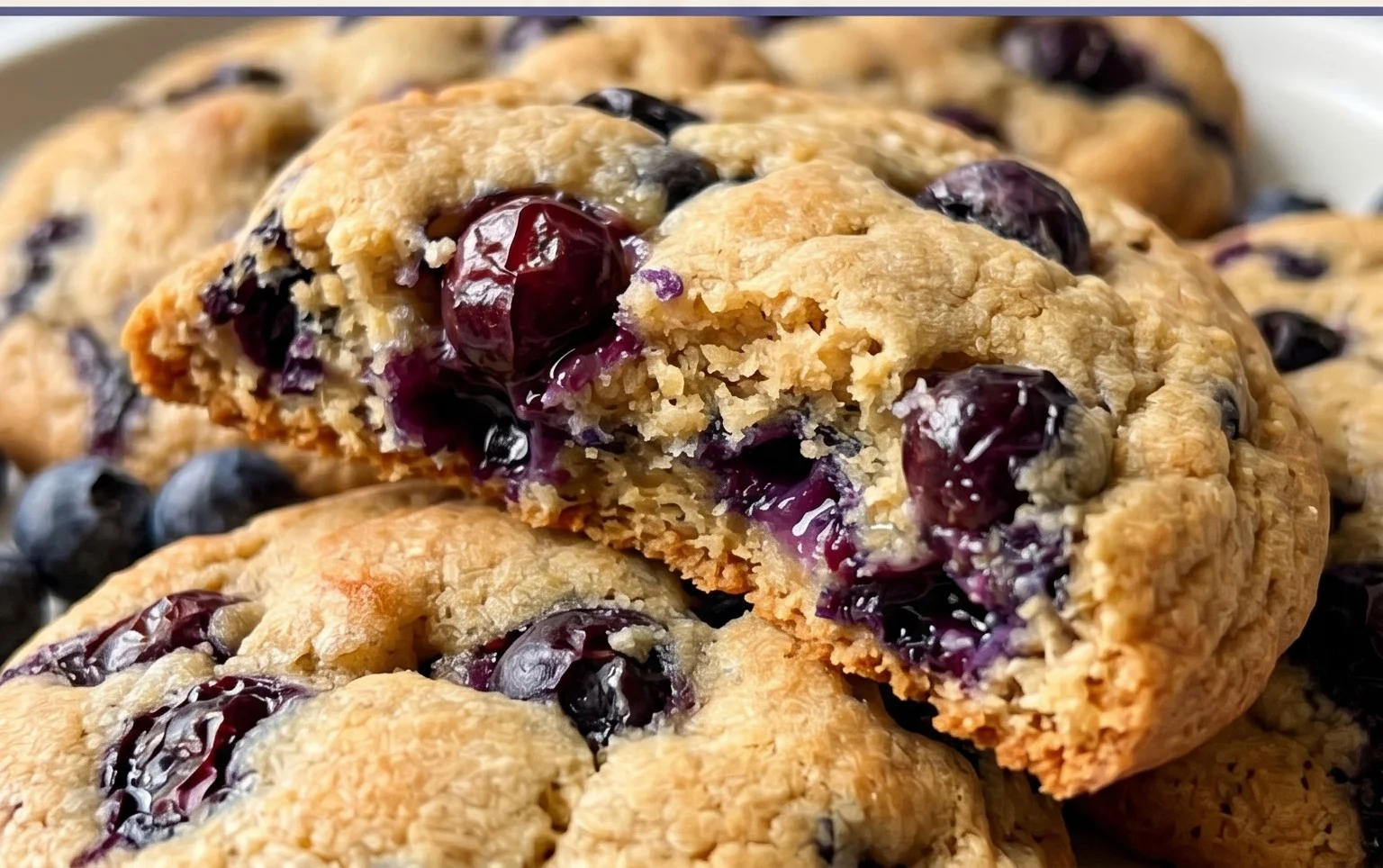 Best Ever Blueberry Cookies