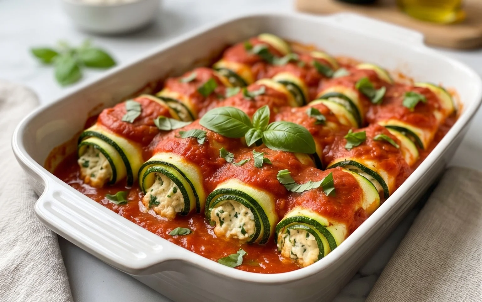 Vegan Zucchini Rollatini