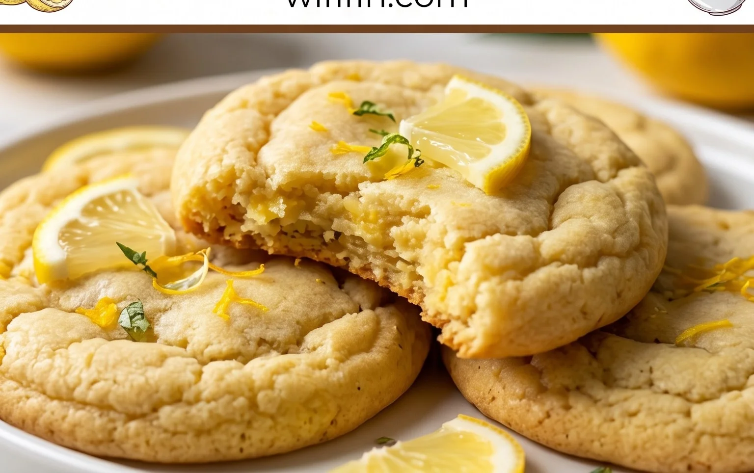 Soft & Chewy Lemon Cookies