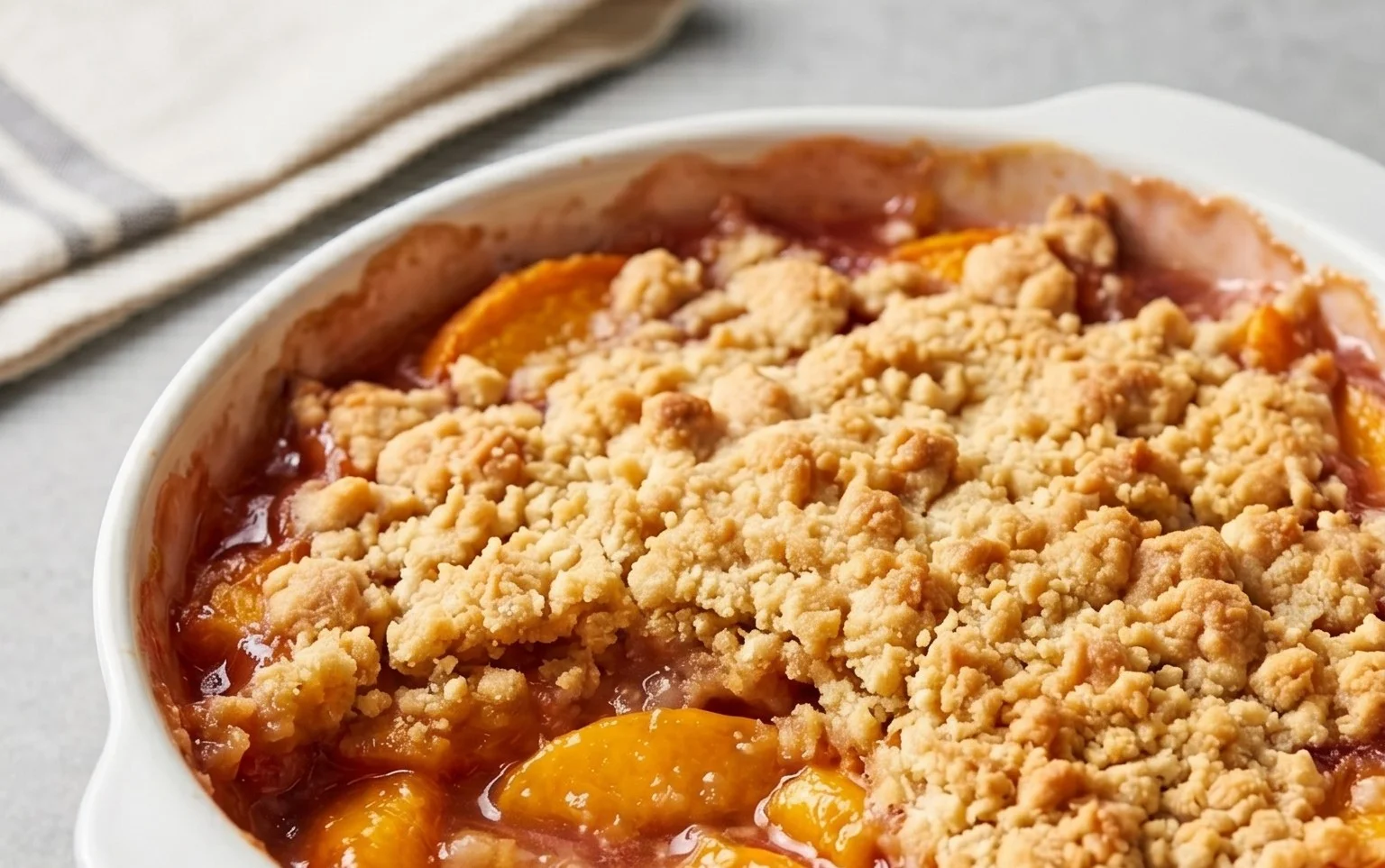 Fresh Peach Cobbler