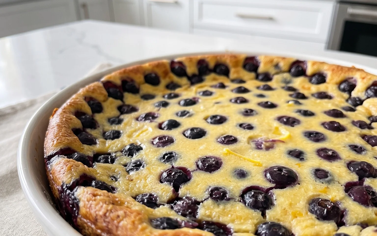 Lemon Blueberry Clafoutis