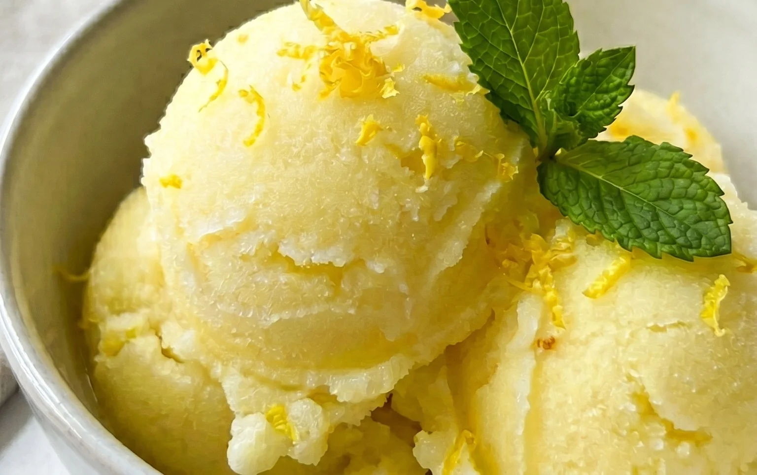 Lemon Sorbet