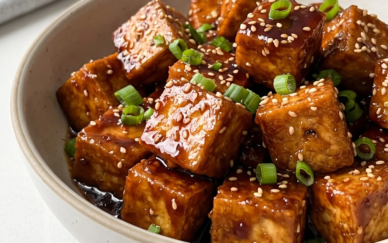 Honey Garlic Tofu