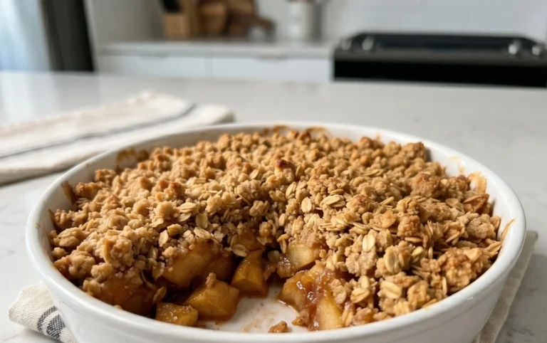 Healthy Breakfast Apple Crum extractble