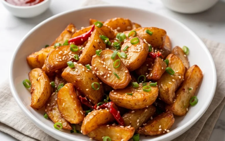 Crispy Honey Chilli Potatoes