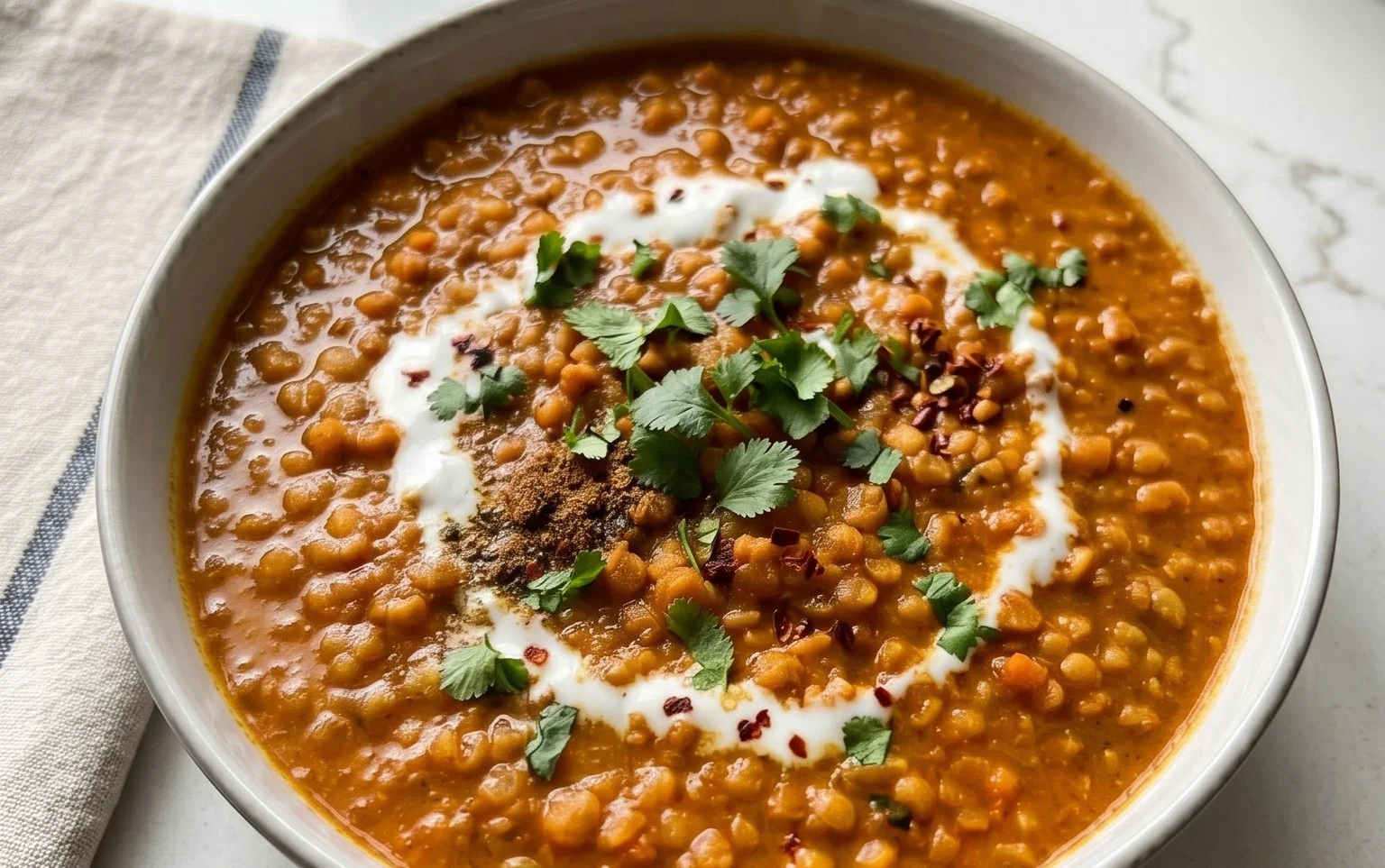 Spicy Red Lentil Curry