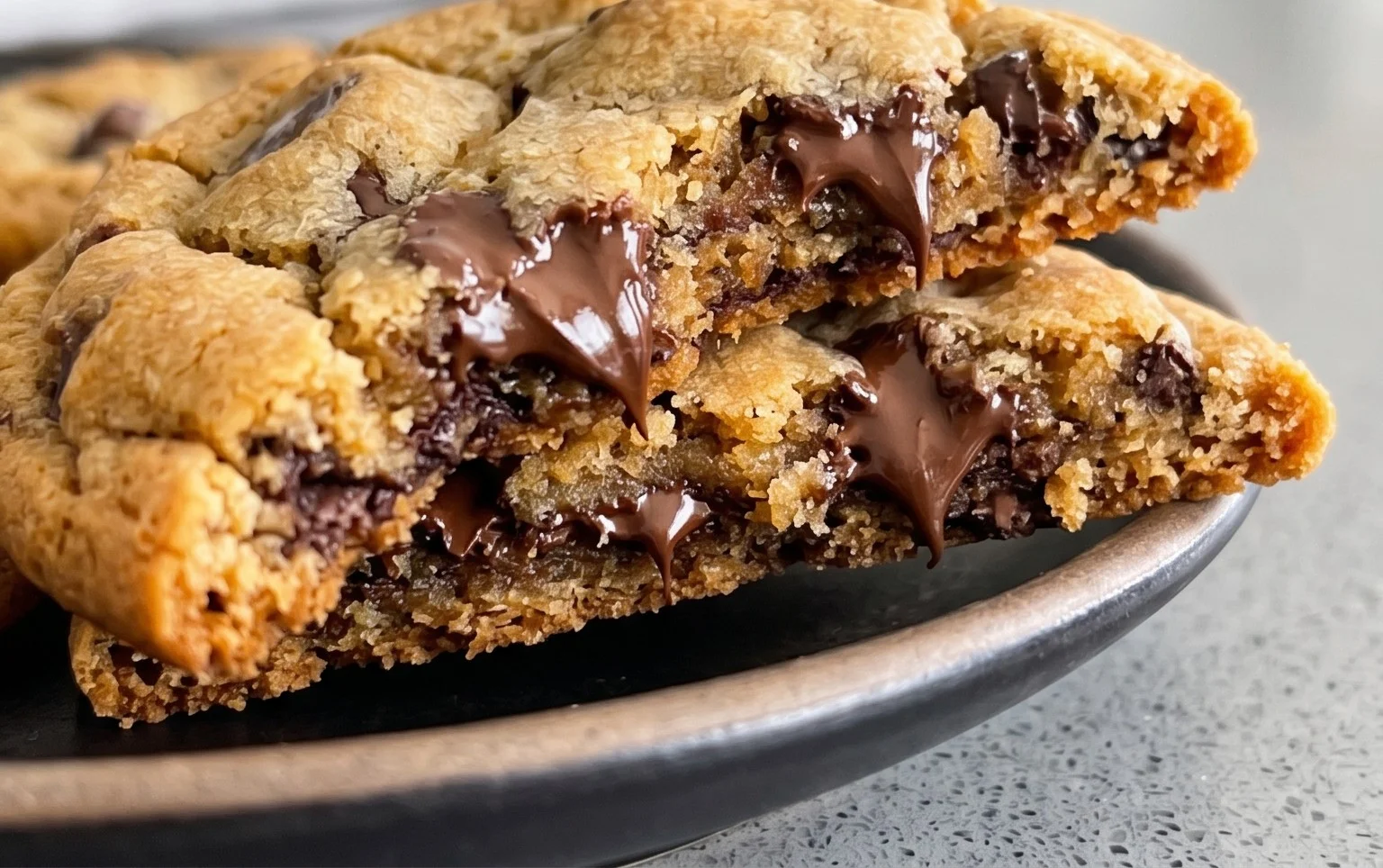 Crispy and Chewy Chocolate Chip Cookies