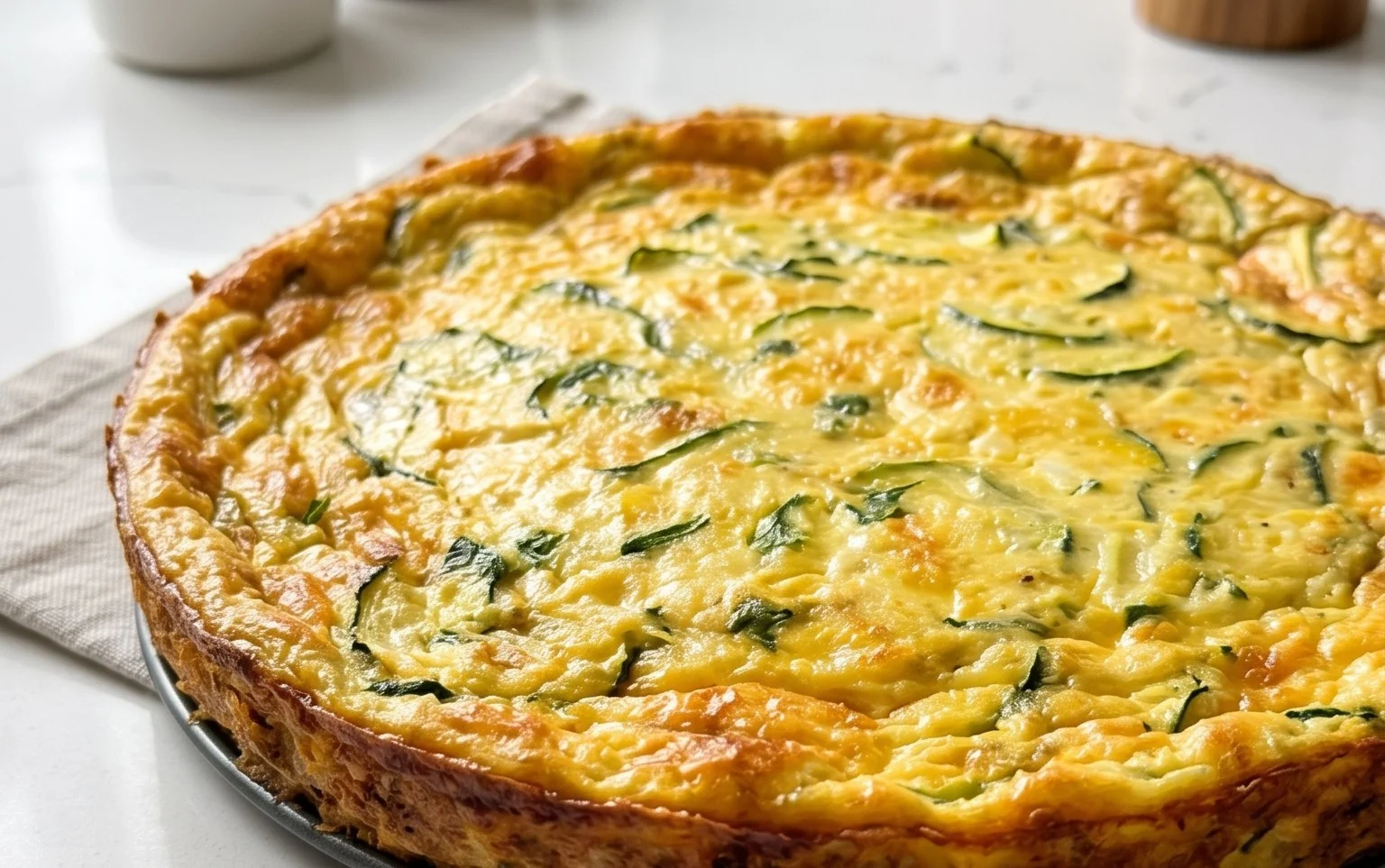 Crustless Zucchini Quiche Recipe