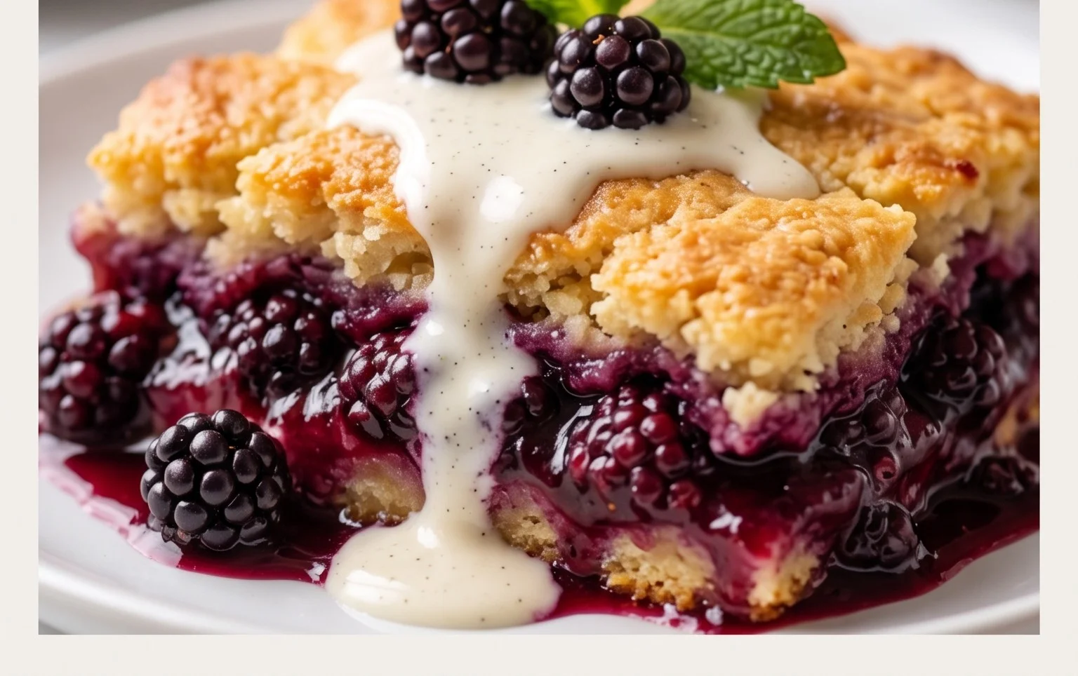 The Pioneer Women's Blackberry Cobbler